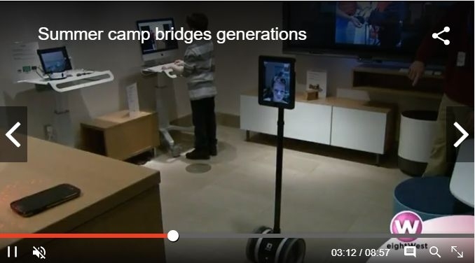 Summer Camp Bridges Generations Video and WoodTV8 News Coverage